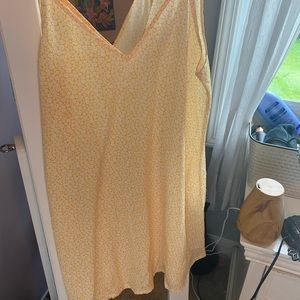 Size M yellow womens sundress